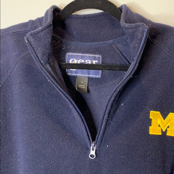 UNIVERSITY OF MICHIGAN FLEECE QUARTER ZIP - Picture 5 of 5